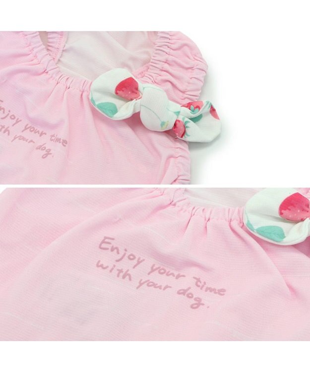 PET PARADISE ペットパラダイス 接触冷感 ワンピース 《苺柄》 小型犬 苺柄