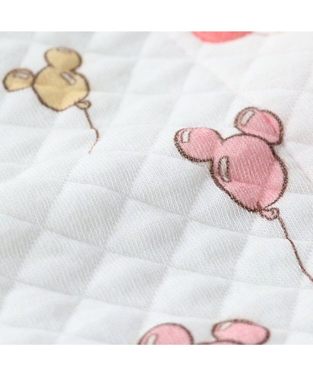 PET PARADISE ディズニー ミッキーマウス キルト ベスト 《風船柄》 小型犬 ホワイト×ピンク