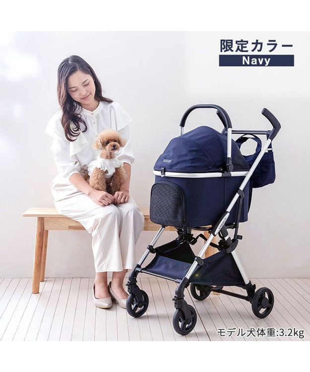 ショップ限定カラー smooca mini ペットカート 《ネイビー