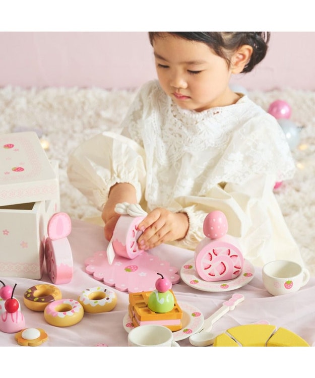 Mother garden - マザーガーデン スイートカフェセット マザーガーデン』から新しい木製おままごとセットが登場