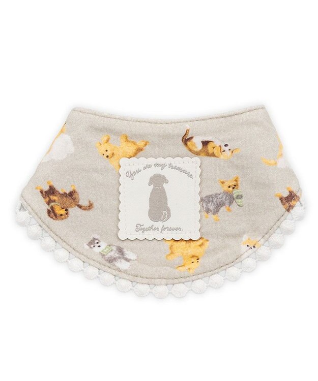 PET PARADISE ペットパラダイス makokoro ホカリラ バンダナ 中型犬 大型犬 グレイッシュベージュ