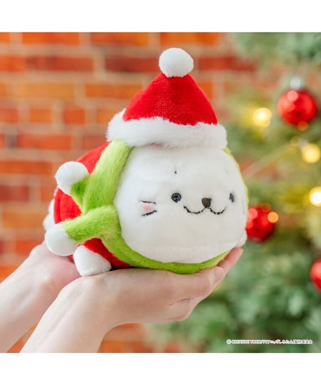 Mother garden しろたん マスコット 《サンタしろたん》 単品 サンタしろたん