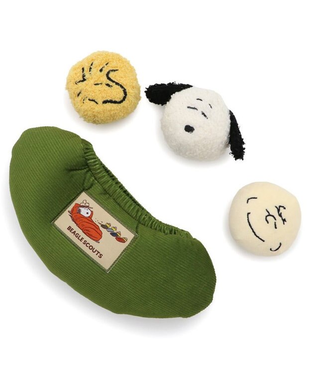 PET PARADISE スヌーピー シュラフ ボールトイ カーキ