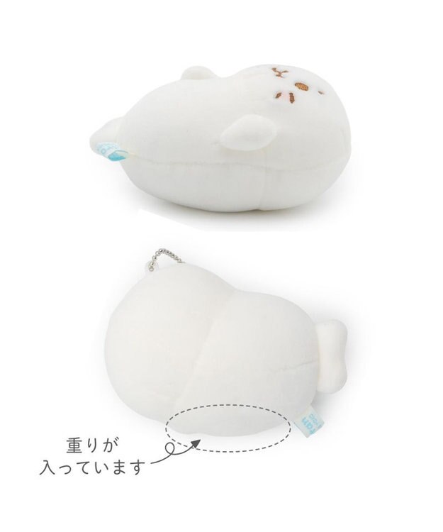 Mother garden しろたん キーホルダー 《寝ころびしろたん》 0