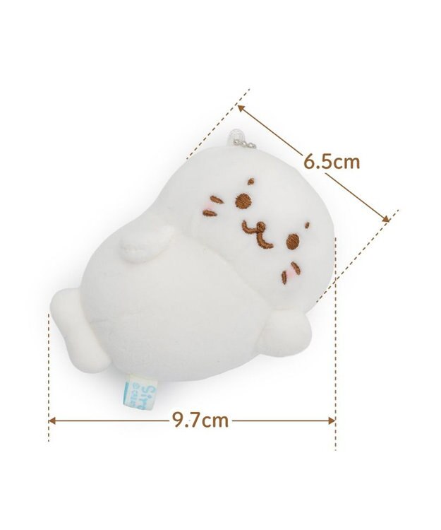 Mother garden しろたん キーホルダー 《寝ころびしろたん》 0