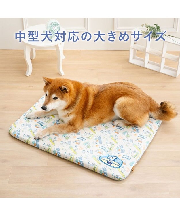 PET PARADISE スヌーピー もちっと クール マット Ｍ 《サーフ柄》 -