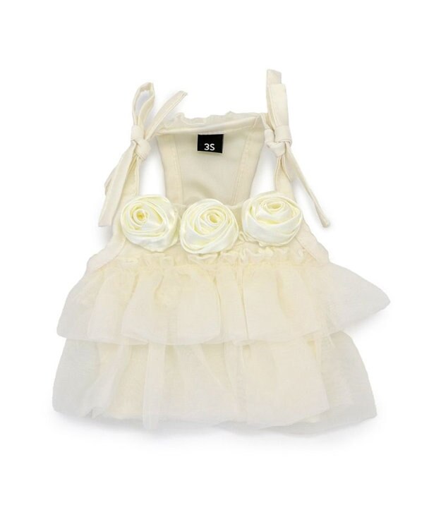 PET PARADISE cherircouture チュールビスチェ 小型犬 ホワイト