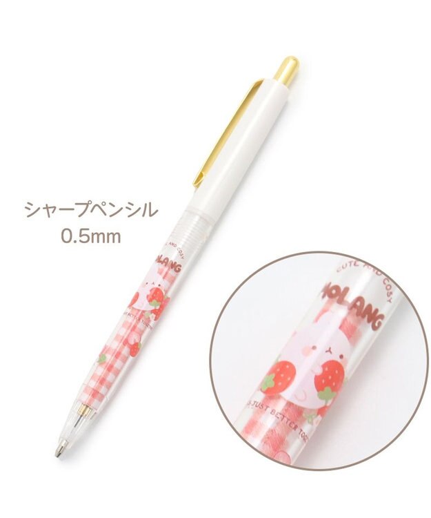 Mother garden マザーガーデン モラン ボールペン /シャープペン 《いちご柄》 単品 シャープペン