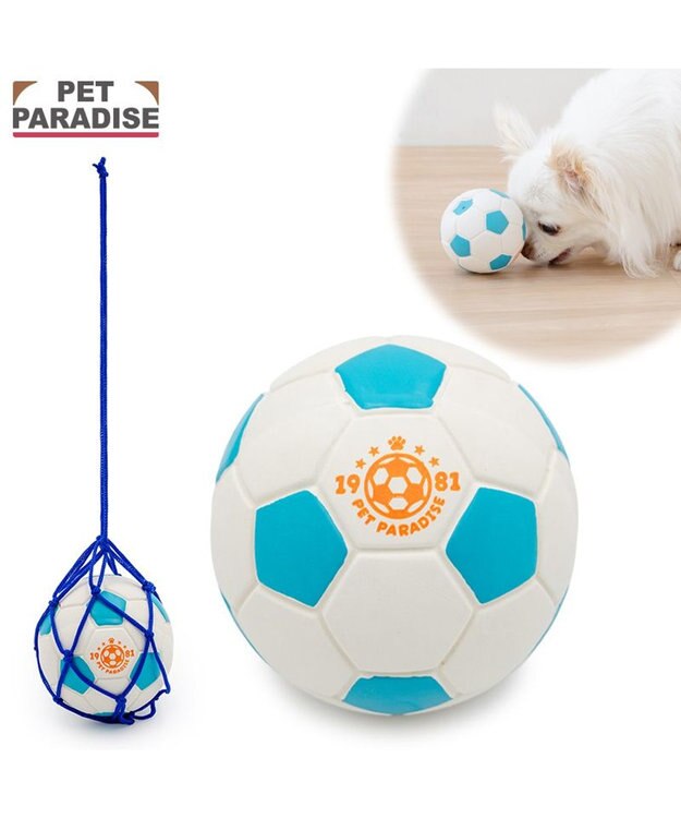 PET PARADISE ペットパラダイス サッカーボール 小 ホワイト
