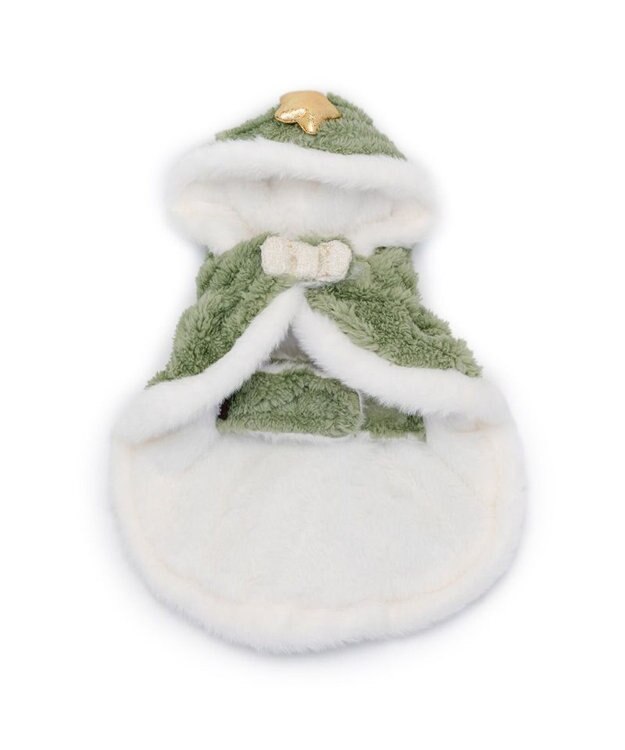 PET PARADISE ペットパラダイス ツリー ポンチョ 小型犬 グリーン