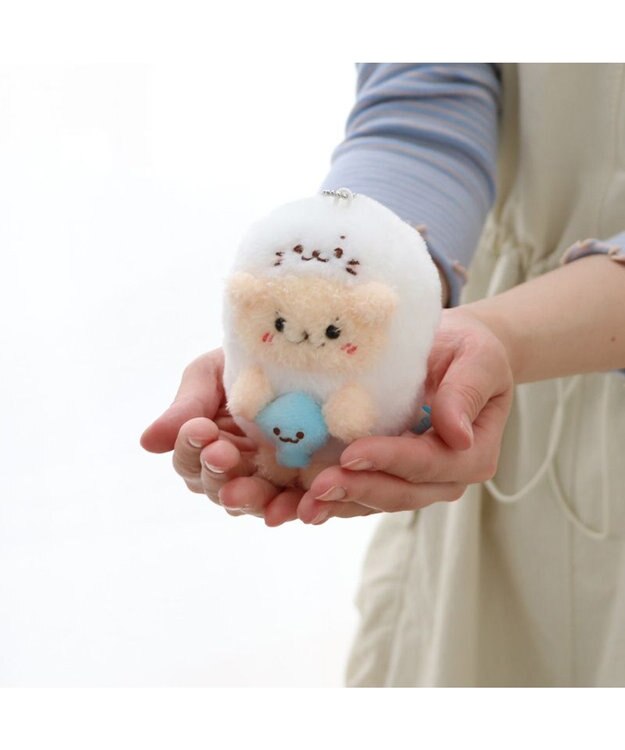 Mother garden しろたんになったらっこいぬ キーホルダー らっこいぬ