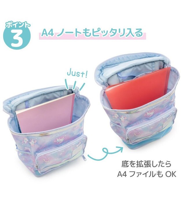 Mother garden マザーガーデン ユニコーン スクエアリュック 【Mサイズ】  《ミルキーウェイ水色》 ミルキーウェイ水色