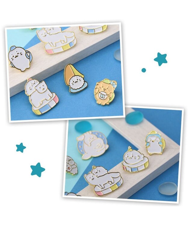 Mother garden しろたん ピンズコレクション 《氷の国》 単品1個 単品１個（柄は選べません）