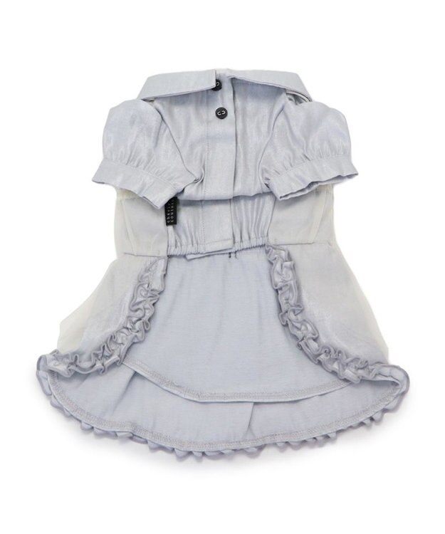 PET PARADISE cherircouture ドッキングワンピース 小型犬 グレー