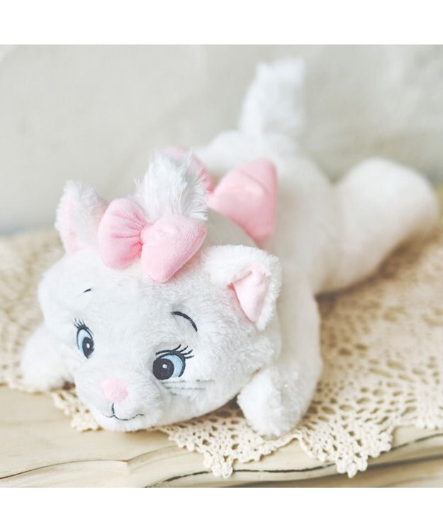 PET PARADISE ディズニー マリー 寝ころび トイ ホワイト