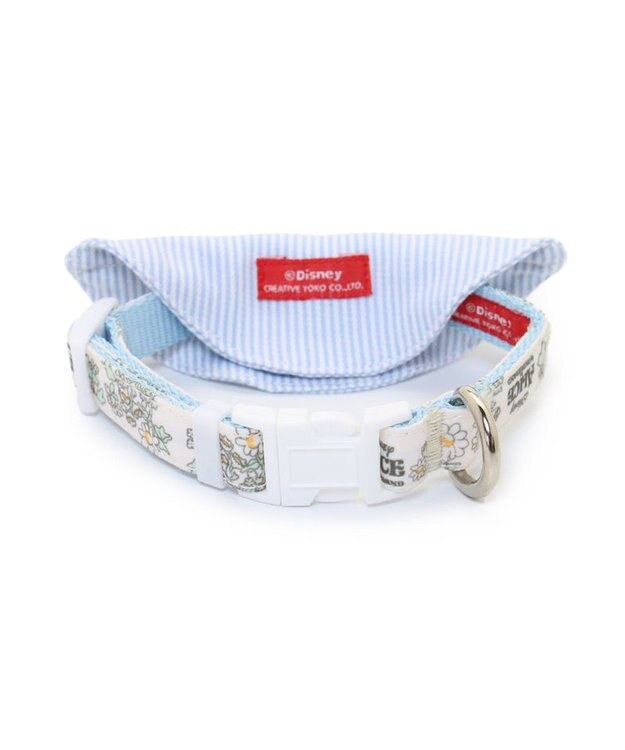 PET PARADISE 犬 首輪 ディズニー ふしぎの国のアリス花柄 首輪 〔３Ｓ〕 小型犬 おさんぽ おでかけ お出掛け おしゃれ オシャレ かわいい 水色