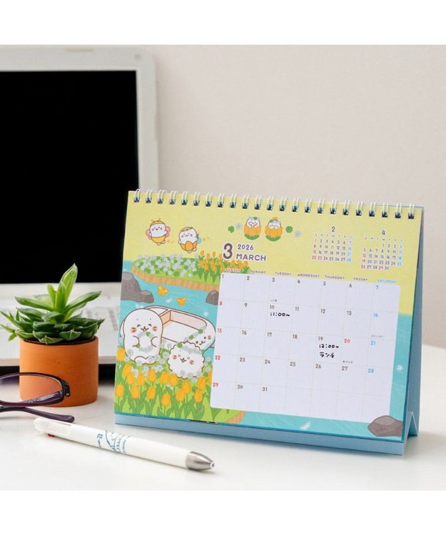 Mother garden しろたん 2026年 卓上カレンダー 0
