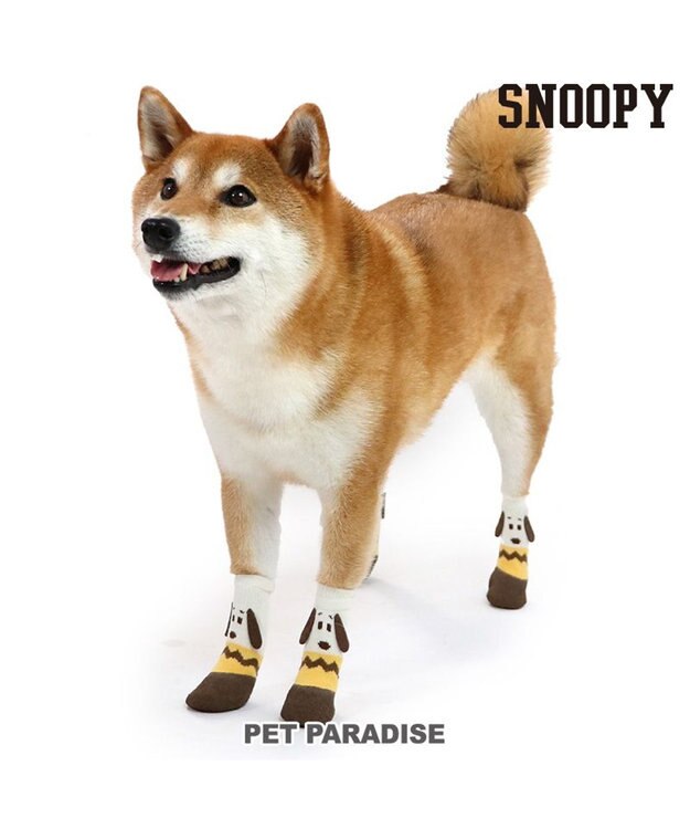 PET PARADISE スヌーピー フィットシューズ【Ｓ】 黄