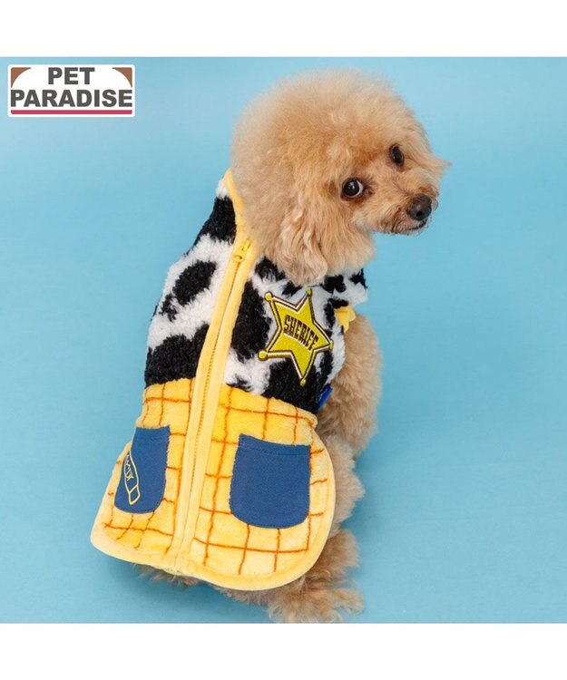 PET PARADISE ディズニー トイストーリー ウッディ ジップベスト 小型犬 イエロー
