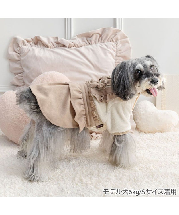 PET PARADISE ペットパラダイス ノエル スカートつなぎ 小型犬 ブラウン