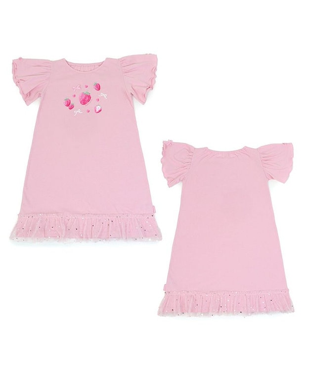 Mother garden マザーガーデン フリル袖 ワンピース M/L サイズ 100~120cm 120~140cm 《ユニコーン/野いちご》 野いちご