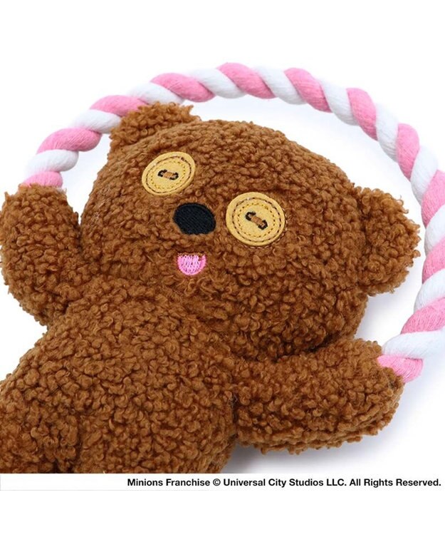 PET PARADISE ミニオン ティム ロープトイ 犬 おもちゃ 茶系