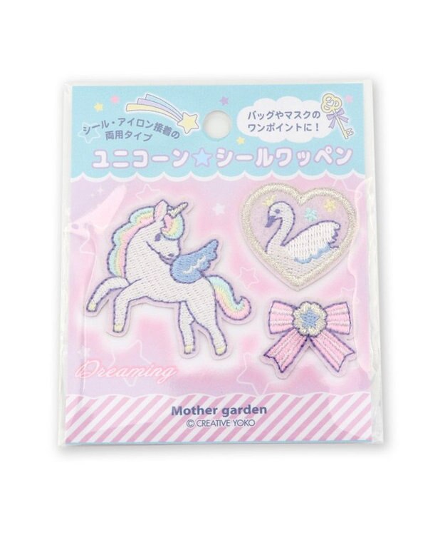 ピンク  月に乗ったユニコーン ボールペン   450円 ピンク 月に乗ったユニコーン ボールペン