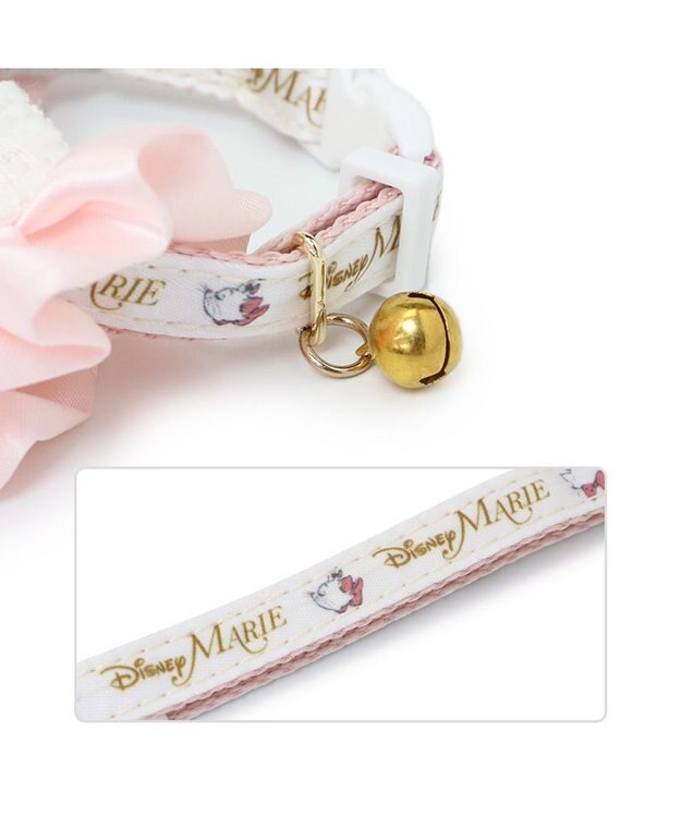PET PARADISE ディズニー マリー 猫首輪  スタイ 小/中 ホワイト