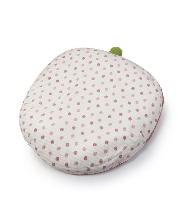 PET PARADISE ネット店限定  くすみ苺 クッション (70×71cm)  小型犬 ピンク