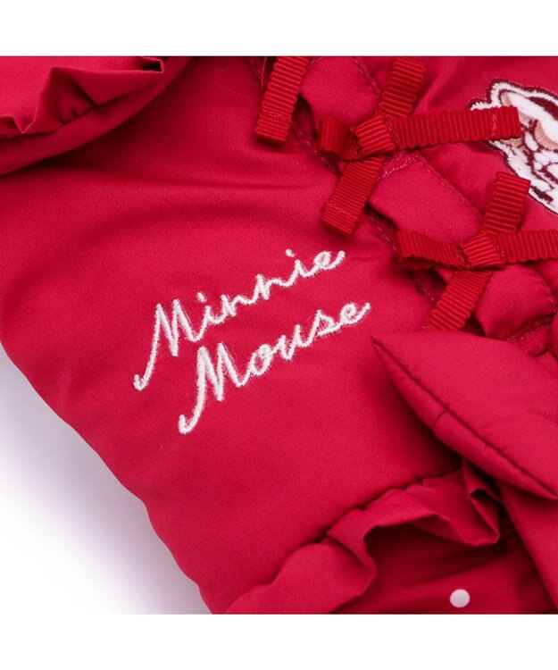 PET PARADISE ディズニー ミニー 襟付き 綿入ベスト 小型犬 レッド