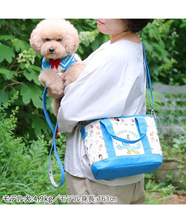 PET PARADISE ディズニー ドナルドダック 90周年 お散歩バッグ 《パーティ柄》 パーティ柄