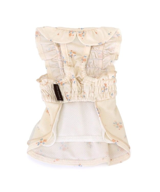 PET PARADISE ペットパラダイス エコメッシュ ワンピース《小花柄 イエロー》 小型犬 イエロー