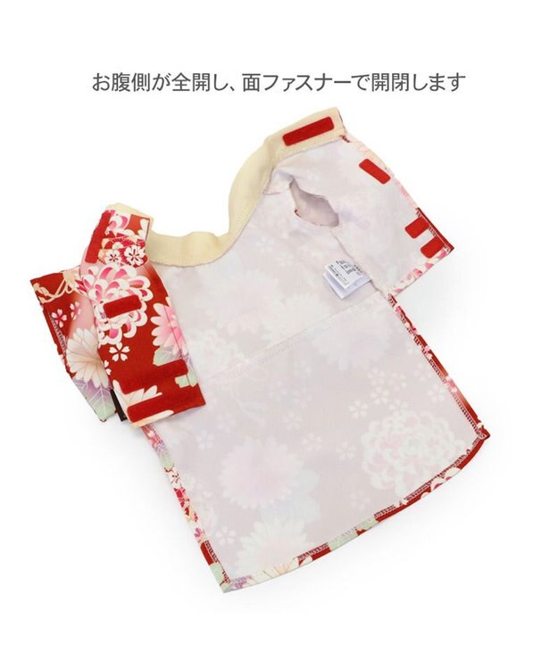 PET PARADISE ペットパラダイス 手毬菊 着物 小型犬 レッド