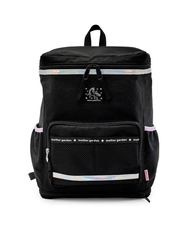 Mother garden マザーガーデン スクエアリュック 【Lサイズ】  《ブラック》 ブラック