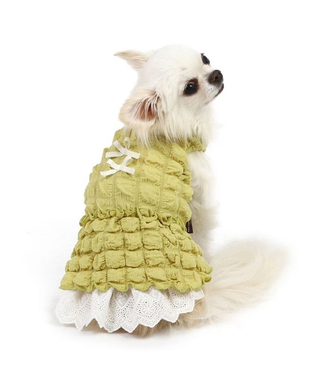 PET PARADISE ペットパラダイス ぽこぽこ ワンピース 《イエロー》 小型犬 イエロー