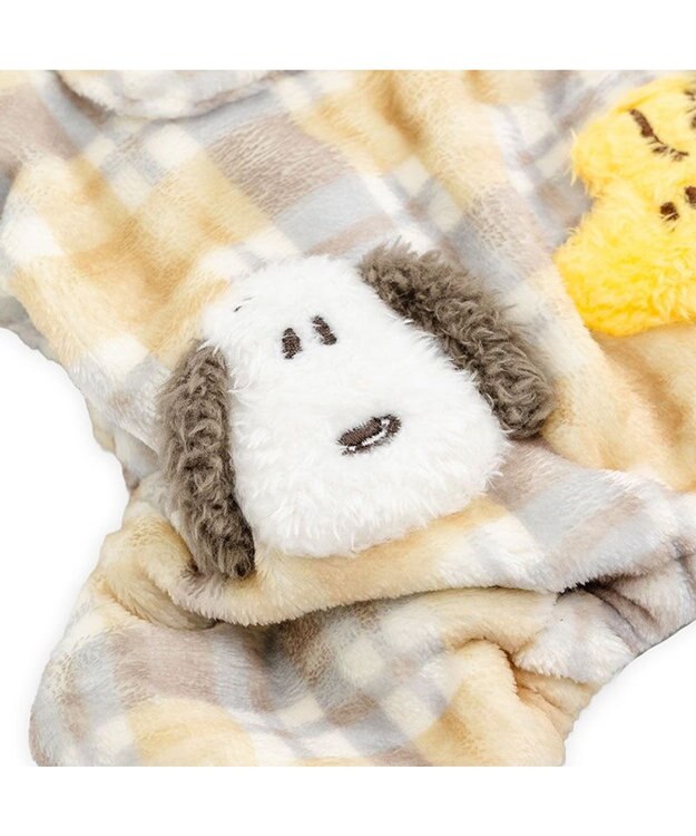 PET PARADISE スヌーピー ボア サロペット 《仲良し》 中型犬 ベージュ