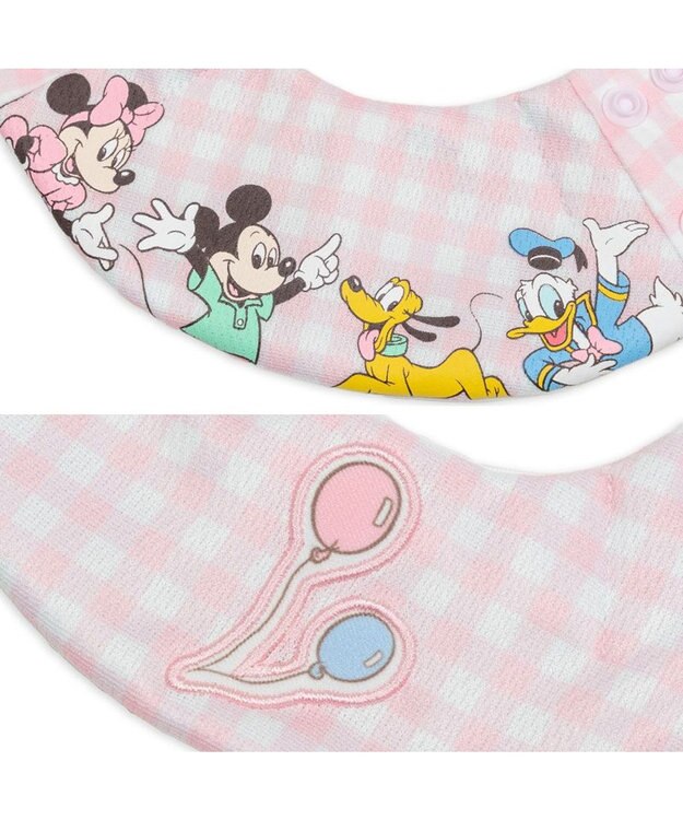 PET PARADISE ディズニー ミニーマウス クール バンダナ 《風船柄》 小型犬 ホワイト×ピンク