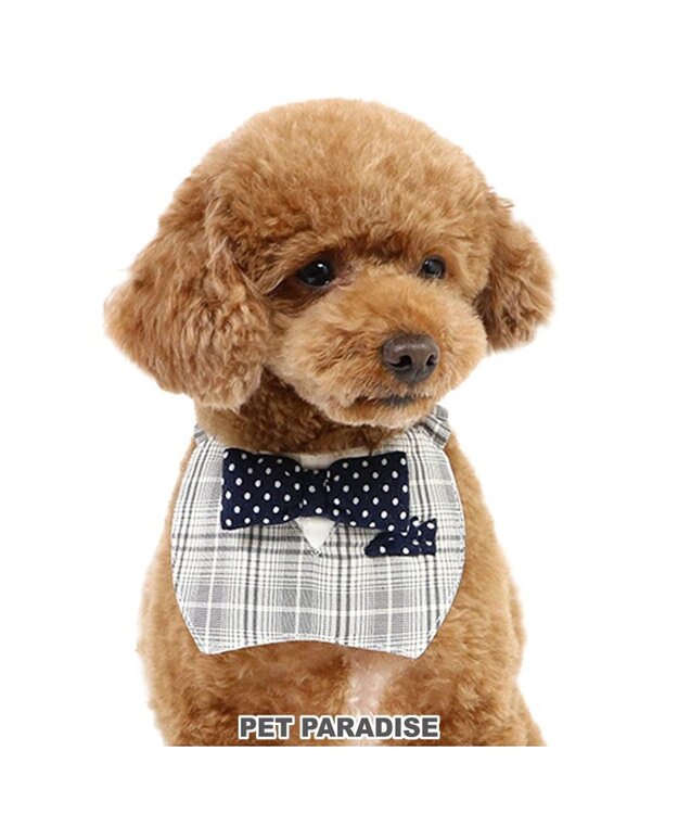 PET PARADISE ペットパラダイス 蝶ネクタイ スタイ 《チェック柄》 小型犬 チェック柄