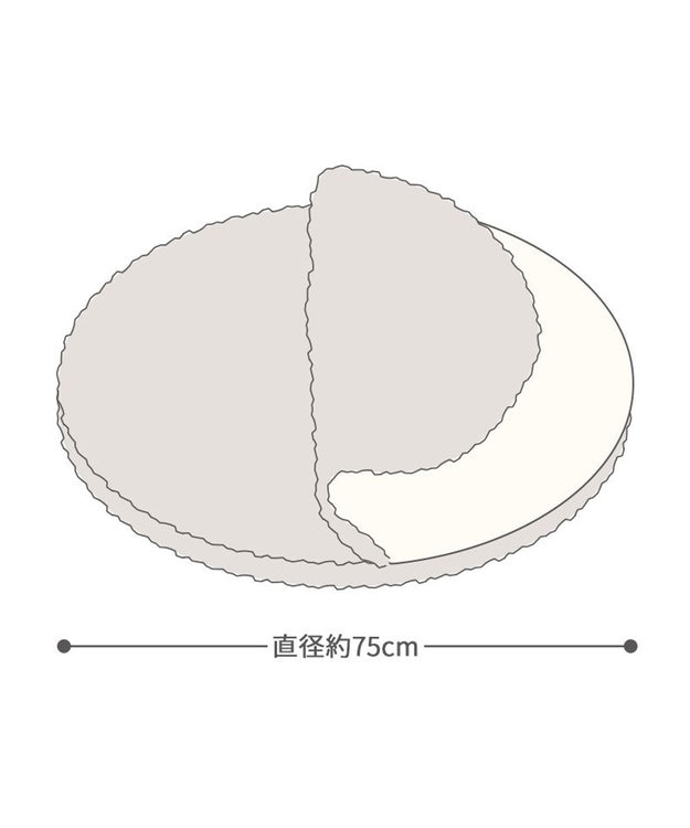 PET PARADISE スヌーピー 遠赤外線 くつろぎマット 《兄弟柄》 M ベージュ