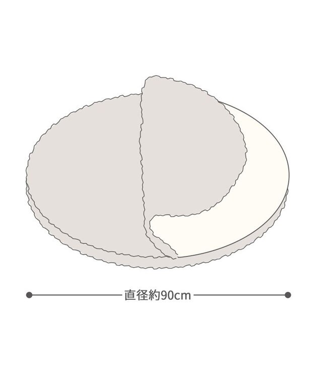 PET PARADISE スヌーピー 遠赤外線 くつろぎマット 《兄弟柄》 Ｌ ベージュ