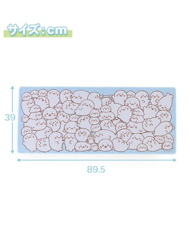 Mother garden しろたん つみつみ柄 デスクマット マウス対応 89.5×39cm 未登録