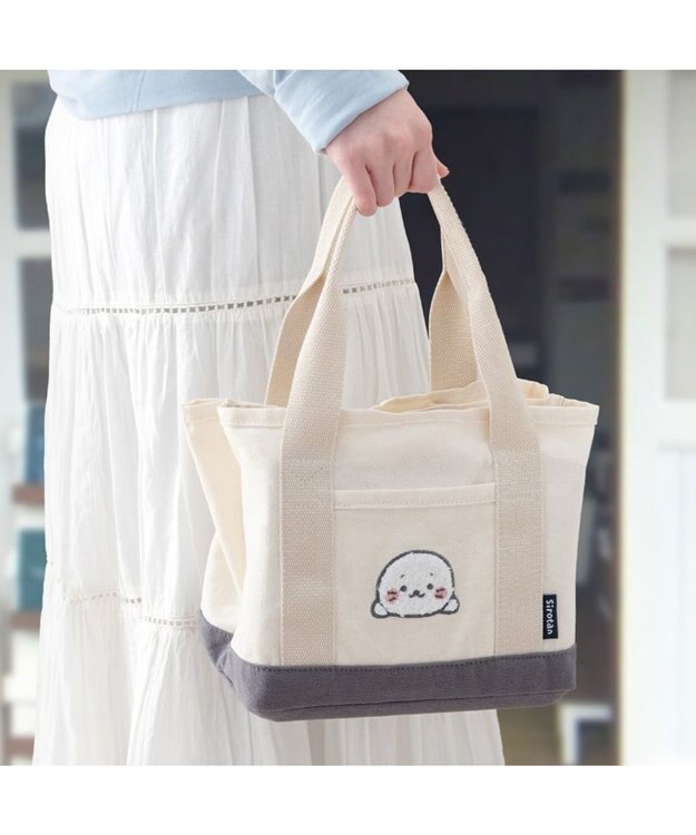 【未使用品】RODO ラタン2WAYバッグ　白 セレモニー/2WAY】三層ミニトートバッグ （トートバッグ）｜SHOO