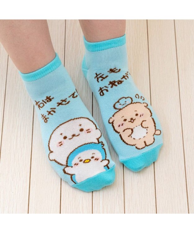 Mother garden しろたん スニーカー丈ソックス　3足セット 《顔ぼん/いっぱいいるよ/まかせておねがい》 21～24cm 顔ぼん/いっぱいいるよ/まかせておねがい