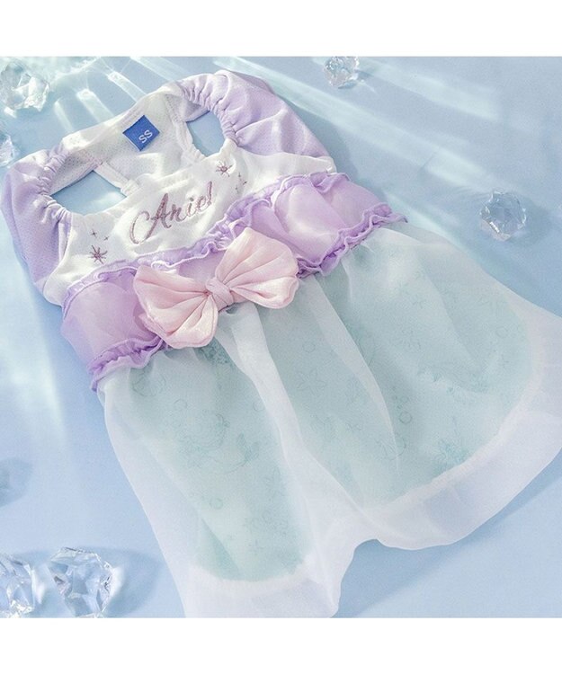 PET PARADISE ディズニー リトルマーメイド アリエル クール ワンピース 小型犬 パープル