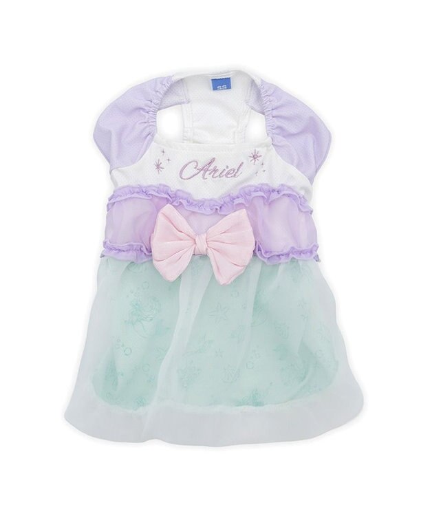 PET PARADISE ディズニー リトルマーメイド アリエル クール ワンピース 小型犬 パープル