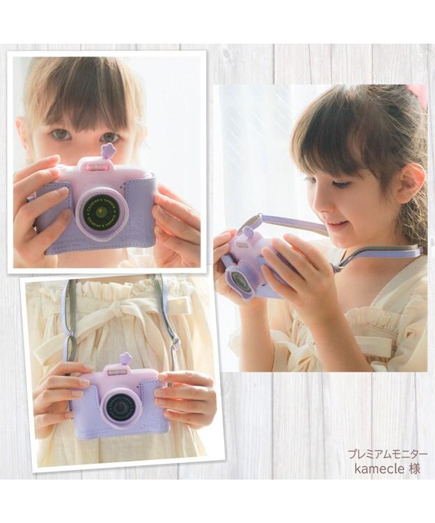 Mother garden ミラーレス一眼風デザイン マザーガーデン 初めての キッズカメラ ユニコーン 専用ケース付き ラベンダー 紫