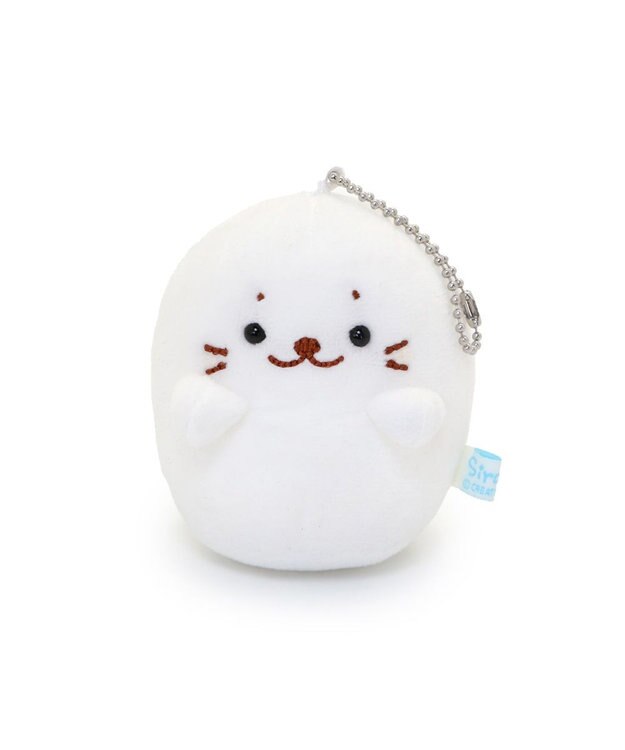 Mother garden しろたん 白いもの おばけ マスコットキーホルダー 8cm 《ノーマル / にっこり / すやすや》 【単品】 ノーマル