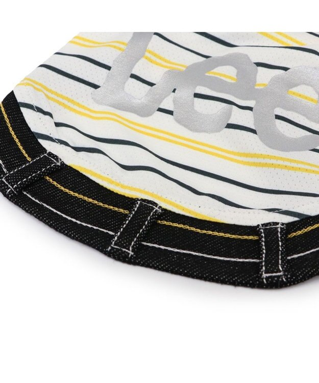 PET PARADISE Lee エコメイド 彩ボーダー タンクトップ 小型犬 ホワイト×ブラック