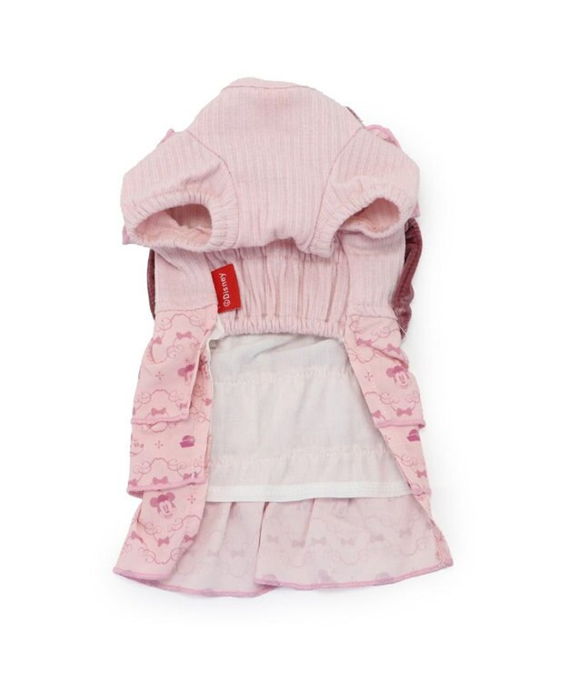 PET PARADISE ディズニー ミニーマウス ワンピース 《モノグラム柄》 小型犬 モノグラム柄