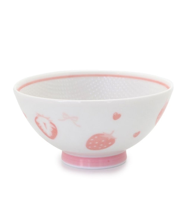 Mother garden マザーガーデン 野いちご くっつきにくい ご飯茶碗 小盛 ピンク ピンク(淡)